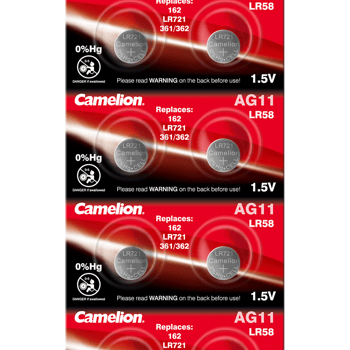 Алкални батерии AG11 Camelion - LR721 - 362 - 162