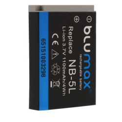 Батерия за фотоапарат Canon NB-5L, 3.7V, 1100 mAh